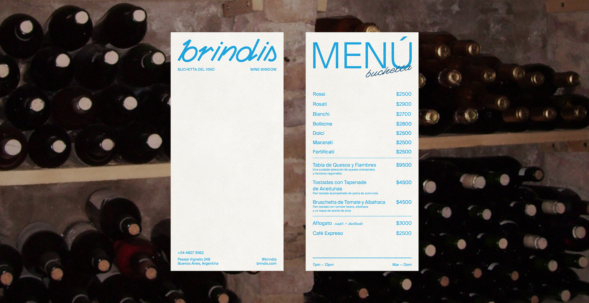 Brindis - Wine window