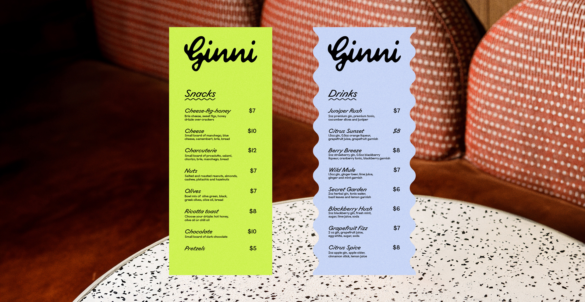 Ginni - Photo of the menu