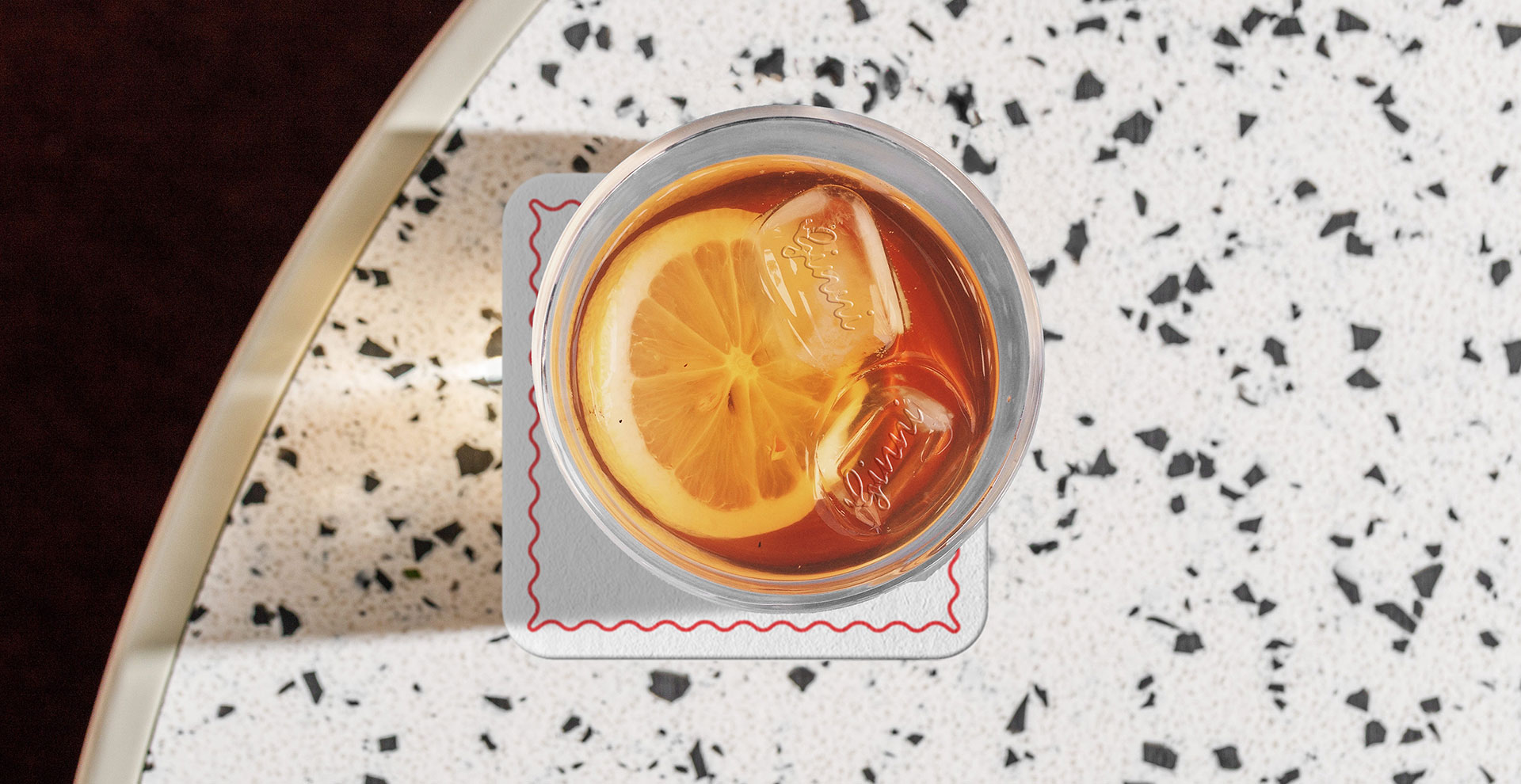 Ginni - Icecubes with Ginni's logo